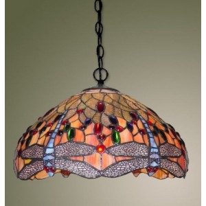 LAMPARA TIFFANY LIBELULA ZS   40CM